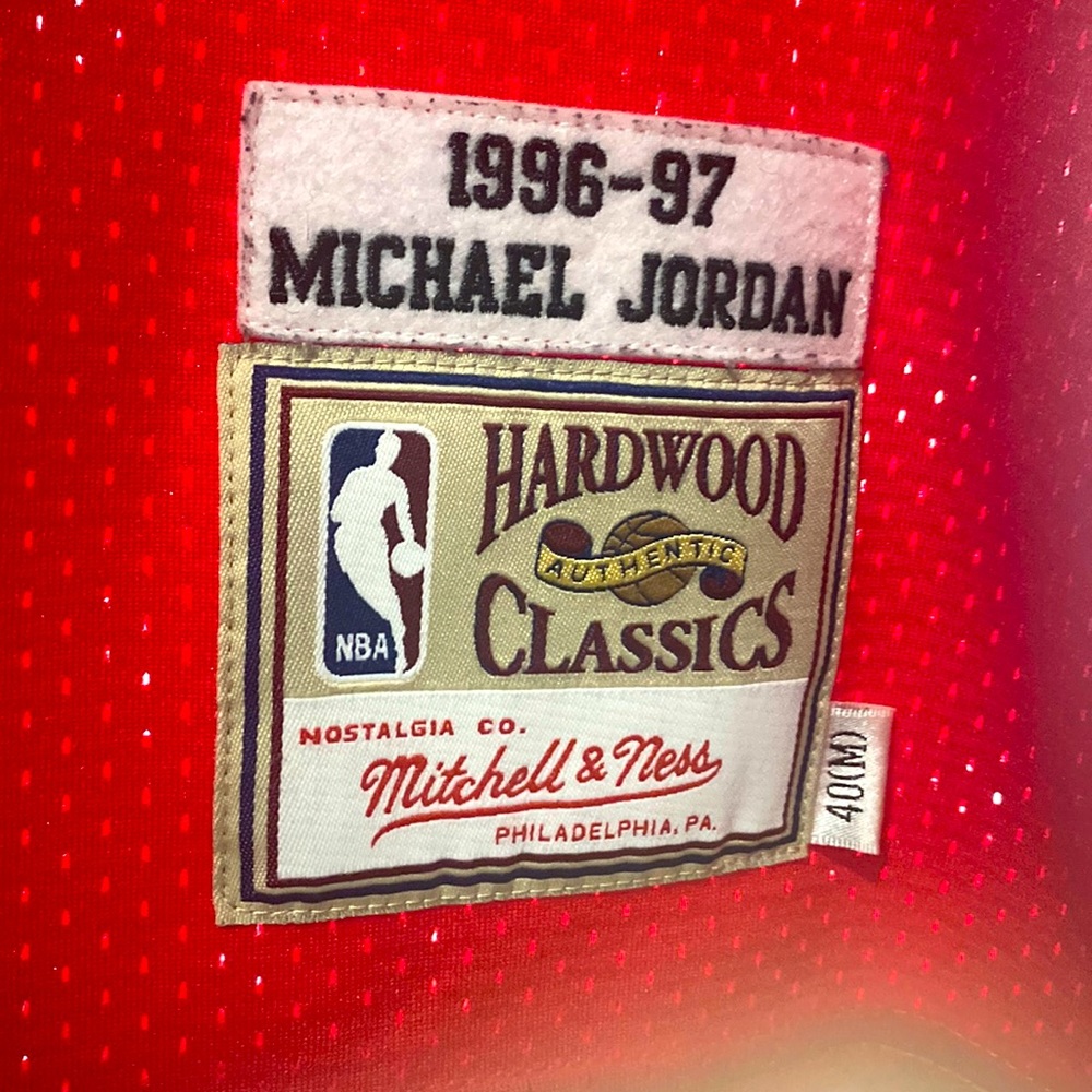 Michael Jordan Mitchell and Ness Authentic Jersey
